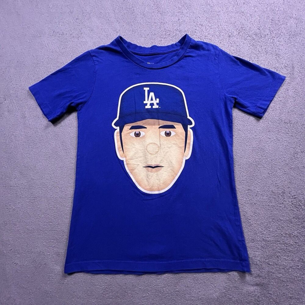 MLB T-Shirt Youth Medium Shohei Ohtani 17 LA Dodgers Graphic Baseball